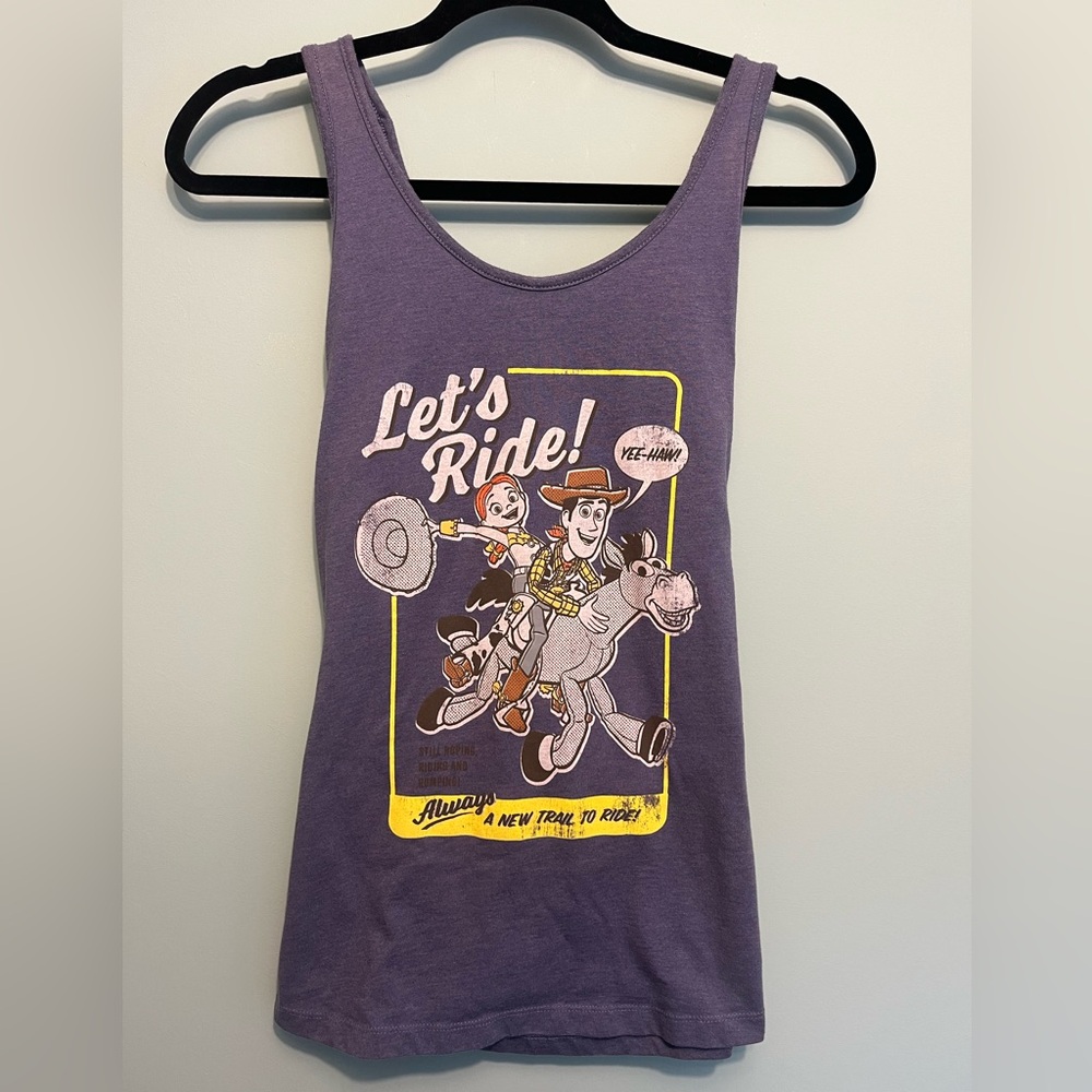 Ladies Toy Story 4 Racerback Tank top Disney Pixar size XL
